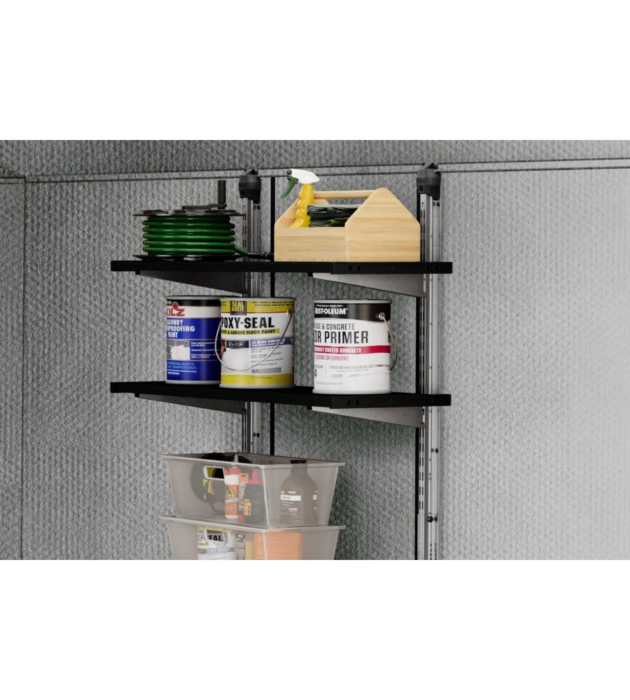 Kit scaffalatura per casette keter "shelving kit 100" in metallo 97x30 cm